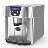 IW.HLMF Dispensador automático de Hielo, dispensador de Hielo para mostrador Botones fáciles de Tocar Obtenga Hielo en 7 Minutos