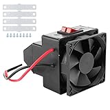 Calentador de Calefacción para Automóvil, 12V 260W Calentador de Aire para Ventilador de Automóvil Descongelador Automático Desempañador Calentador de Aire Negro para Automóvil, Espacio Pequeño, Aire