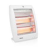 Tristar KA-5127 Calefactor eléctrico halógeno, alcance para 12 m², 2 niveles de potencia, protección contra caída y sobrecalentamiento, 800 W máx.