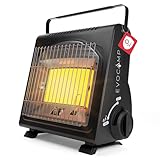 EVOCAMP mini calefactor de gas butano, calefactor portátil para camping de 1,7 kW, calefacción de gas de cerámica para exteriores