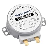 Heschen Motor sincrónico TYJ50-8A7 220-240VAC 4R/Min CW/CCW 50Hz para mesa de viraje de horno de microondas
