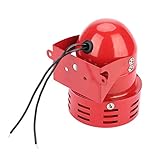 Sirena Alarma 220V 120DB Mini Alarma de Motor Rojo Protector Eléctrico de Sonido Industrial de Metal MS-190 contra Robo para Fábrica, Construcción