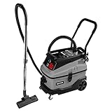 GRAPHITE Hoover 1600 W, 30 L. Capacidad: 2000 W, boquilla de manguera de aspiración de 59/54 mm de diámetro, recipiente de plástico, manguera de aspiración de 3 m, grado de protección IPx4, cable de 4
