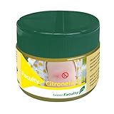 GreenFaculty - Repelente Mosquitos Citronela - Ambientador Ahuyentador Natural Antimosquitos. Seguro y Eficaz Durante semanas. para Interior y Exterior. 125 g