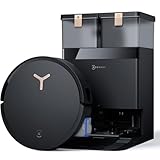 ECOVACS DEEBOT X8 Pro Omni Robot Aspirador y Fregasuelos con Base Automàtico, 18000 Pa, Fregona Autolavante Instantánea OZMO Roller, Lavado con Agua Caliente 75 ℃, Anade Detergente Automatico, Blanco