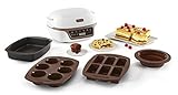 Tefal Cake Factory - Máquina inteligente para tartas, electrodoméstico de cocción, de pastelería, máquina de pan, magdalenas, con 4 moldes, 5 programas, compatible con moldes Crispybake KD802112