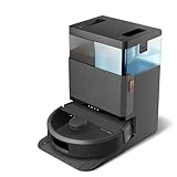 iRobot Roomba Plus 505 Combo con Base AutoWash multifunción y autolimpiable, mopas DualClean con PerfectEdge, PrecisionVision IA, Clearview Pro LiDAR, Secado Aire Caliente mopas, 75 días autovaciado