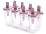 Ibili 783450 - Molde para 8 helados, color rosa
