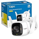 TP-Link Tapo C320WS - Cámara Vigilancia WiFi Exterior/Interior, 2k,Resolución QHD 4MP, Visión Nocturna a Color, Notificaciones en Tiempo Real, IP66 Prueba de Agua, Compatible con Alexa, Blanco