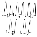 5 Piezas Soporte De Marco De Fotos Soporte Para Teléfono De Escritorio Soporte De Clip Para Fotos Soportes Para Platos De Vajilla Soportes Para Monitores Lámina Black Planchar Amosfun