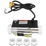 Termostato para calentador de agua, termostato eléctrico de 1KW, bañera de masaje, spa, calentador de agua para bañera de hidromasaje, IPX5, resistente al agua para bañeras frías y calientes