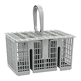 DL SERVICE Cesta para lavavajillas para cubiertos compatible con Indesit, Ariston, Hotpoint, Cesta De Cubertería Universal 12 x 16 x 21 cm