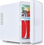 VIYSPNV Mini Refrigerador Portátil 4L con Función de Enfriamiento y Calefacción, Refrigerador para Automóvil, 220V AC / 12V DC, Enfriamiento hasta 15-20°C / 59-69°F, Calentamiento hasta 70°C / 158°F