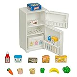 NOOLY Refrigerador De Casa De Muñecas, Mini Juguete De Nevera para Niños y Niñas De Más De 3 Años GJJWJ-01