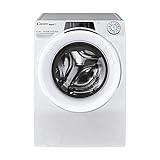 Candy RapidO RO 1496DWMCT/1-S Lavadora 9 KG,1400 RPM, Pantalla Smart Text, Panel Smart Touch, Wi-Fi, Snap & Wash, 16 Ciclos, 9 Rápidos, Motor Inverter,Función Vapor, Inicio Diferido 24H, 76 DB