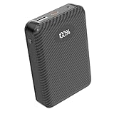 GAROERFAR 12000mAh Batería para Chalecos Calefactable, Banco de Energía de Carga Rápida de 22,5W con Pantalla LED y Salida DC7,4V para Chaquetas Calefactables, Compatible con iPhone, iPad, Samsung.