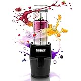 Duronic BL510 Batidora Portátil de 500 W | 570 ml y libre de BPA | Licuadora minibatidora para hacer Smoothies Batidos Potitos Zumos Cócteles Salsas y Purés | Batidora eléctrica para gimnasio.