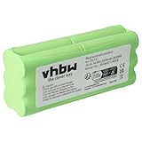 vhbw NiMH batería 2000mAh (14.4V) para Robot autónomo de Limpieza Dirt Devil Fusion M611, Libero, M606, M606-1, M606-2, M606-3, M606-4, M607