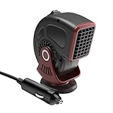 Calefacción para coche y calefacción de coche, que se puede conectar a un calefactor rápido 2 en 1 y a un calefactor de 150 W para coches con soporte de succión 360, calefactor con batería (B, talla