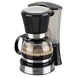 Jata CA288N Cafetera de Goteo de 2 a 8 tazas, 550 W, Jarra de cristal con tapa, Sistema Antigoteo, Filtro permanente, Desconexión automática