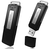 Grabadora de Voz Digital USB | Mini Grabadora de Voz Portátil 8 GB | Grabador de Audio Ideal para Reuniones, Entrevistas, Conferencias. | Grabadora Espía con Memoria para Varias Horas de Grabación