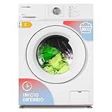 UNIVERSALBLUE Lavadora 8 kg Carga frontal Blanca | 16 Programas de Lavado | Bajo Consumo de Energía | Temporizador | ECO 40-60 | ENVÍO Y SUBIDA A PLANTA INCLUIDO