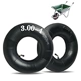 Mtlhbcg Cámaras de Aire Ruedas Pequeñas,3.00-4 Tubo Interior Fuerte Capacidad de Carga,para generadores,remolques,Carretillas,Mini Bicicleta,Césped Jardín Equipo,cortadoras,(2pcs)
