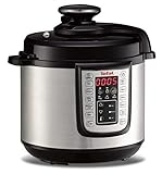 TEFAL CY505E10 Fast+Delicious Multicuiseur, 25 programmes, Cuisson pression, Technologie de pression securisee, Jusqua 6 personn