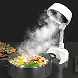 LORESJOY Campana Extractora Portátil, Mini Campana Extractora, Plegable Ventilador Extractor, Extractor de Aire Ventilador Extractor para Hogar, Cocina, Camping, BBQ