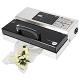 ELMA Máquina Envasadora al Vacío Profesional Digit 30 Neo II | Máquina Envasar al Vacío Automática, Uso Intensivo, Función Manos Libres, Doble Bomba de Vacío | 39 x 27,5 x 15 cm, 6.7 Kg, 475W