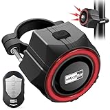 eMjollRay Alarma Bicicleta Antirrobo con Control Remoto Recargable USB C 110dB Impermeable Alarma Patinete Electrico para Moto Scooter Puerta