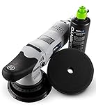FullCarX Kit Abrillantado con Pulidora Orbital Pro - Excentricidad 21mm - Potencia 810W - 6 Velocidades Variables - 1000RPM-4800RPM - Base 150mm + Pulimento Hazlo Tú Mismo