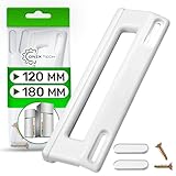 ONIX TECH Universal Tirador Frigorifico con Una Distancia Entre Fijaciones de 120 mm a 180 mm - Asa Nevera apto para Todas las Marcas - Garantía de 5 Años