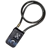 Alarma antirrobo con sensor de movimiento y vibración 110dB, antirrobo de cadena de bicicleta, antirrobo impermeable, antirrobo de cable, accesorios para bicicletas y motos