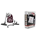 Rowenta Compact Power Morado RO3969EA - Aspirador trineo con bolsa de alta filtración y filtro permanente gran eficiencia + Wonderbag Compact WB305120 - Pack de 5 bolsas para aspiradora