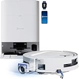 ECOVACS DEEBOT T80 Omni Aspirador Robot Lavador, 18.000 Pa, Limpieza automática instantánea OZMO Roller, ZeroTangle 3.0, Lavado en Agua Caliente 40-75 ℃, Secado al Aire Caliente, Blanco