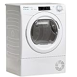 Candy, Smart Pro CSOE H10A2TE S, Secadora condensación, Bomba de calor, 7 ciclos rápidos, Wi-Fi, Cajón Easy Case 5 L, 66dba, Clase A++, Blanco, 10 kg