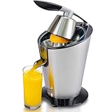 LEBENLANG Exprimidor de naranjas electrico 600W - Inkl. Edelstahlkegel & BPA-Frei I Espremedor citrinos eléctrico Esprimidores zumos automatico Juicer orange machine I Esprimidoras zumera electrica