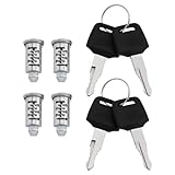 OTOTEC 4 Uds. Portaequipajes para Techo Cerraduras de Seguridad de Barril Candado de Carga para Techo para Portabicicletas Portaequipajes Portaesquís Barras Transversales Torres Portaequipajes