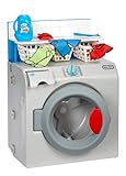 Little Tikes Retro Washer Dryer Inspirada En Los 50 - Aparato De Juego Realista Para Niños - Lavadora-Secadora De Juguete Con 7 Accesorios Y Sonidos Retro Realistas - Para Niños Y Niñas +2 Años