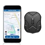 Feloyal Localizador GPS para Coche, 5000mAh Rastreador GPS con Imán 90 Días en Espera Sin Suscripción GPS Tracker Impermeable con Aplicación Gratuita para Auto Moto Camiones