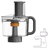 Kenwood MultiPro Food Processor KAH65.000PL, amasadora, 5 Corte con Disco Ajustable para rebanar, Sistema ExpressDice, Capacidad 1,2 l, Bolsa Porta Accesorios, Color Plateado, Metal