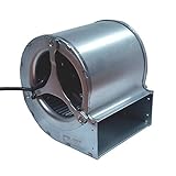 Easyricambi Ventilador centrífugo Trial CAD12R-001 para estufas de pellets. Largo 164 mm, boquilla: 146 x 63 mm