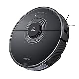 roborock S7 Robot Vacuum-Mop 2500Pa Succión Fuerte 3000 Vibraciones por Minuto Aspiradora de trapeador sónico Intenso Levantamiento automático de trapeadores Mapeo de múltiples Niveles (Negro)