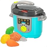 PlayGo Robot de cocina eléctrico de juguete, Juguete de cocina, Juguetes de hogar, con sonidos, con alimentos de cocina, 3 pilas AAA incluidas, +3 años