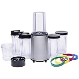 Batidora Tristar BL-4445 – Conjunto completo de 17 piezas – para ingredientes secos y húmedos