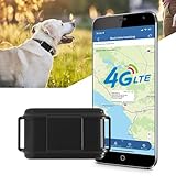 TKMARS 4G Collar GPS para Perros de Caza Sin Suscripción 3000mAH Batería Localizador GPS Perros Seguimiento en Tiempo Real Rastreador GPS Perros con Conversación Bidireccional y Alarma Sonora TK919