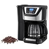 Russell Hobbs 22000-56 Cafetera de Filtro, 14 Cups, INOX Brillante