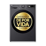 LG F4WR5009A6M - Lavadora Inteligente, 9kg, AI Direct Drive, 1400rpm, Carga Frontal, TurboWash 360º, Algodón Turbo, Vapor Steam, Clasificación A, Serie 500, Inox Grafito