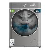 Cecotec Lavadora Secadora 8-5Kg Carga Frontal Bolero Wash&Dry 8580 Inverter Steel B. 1400 rpm, 16 Programas, Motor Inverter Plus, SteamMax, OnSmart, Fuzzy Logic, SpaCare y Detector de Carga